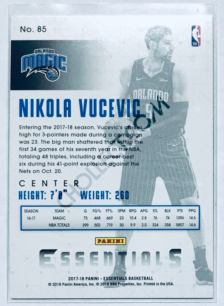 Nikola Vucevic - Orlando Magic 2017-18 Panini Essentials #85