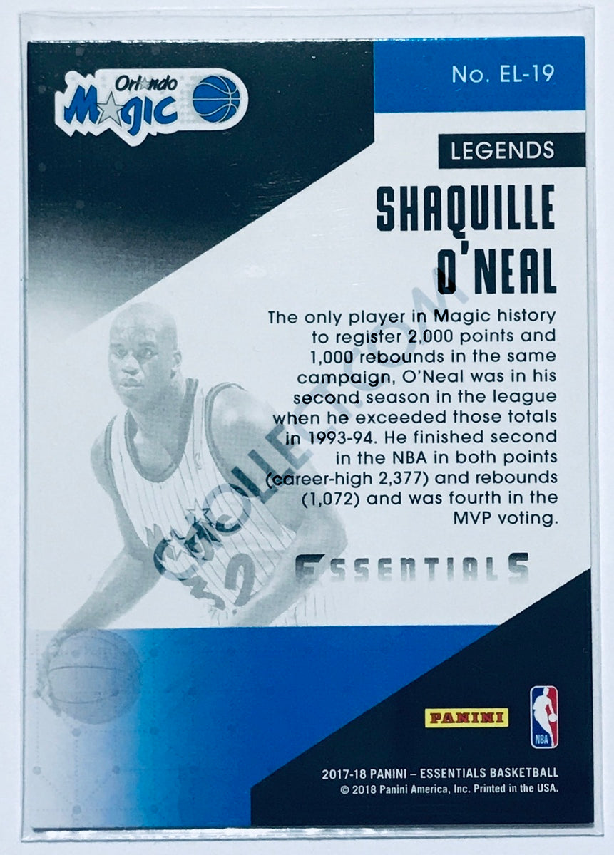 Shaquille O'Neal - Orlando Magic 2017-18 Panini Essentials Legends #19