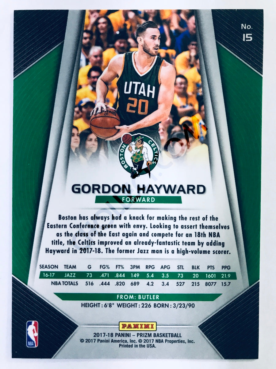 Gordon Hayward - Boston Celtics 2017-18 Panini Prizm #15