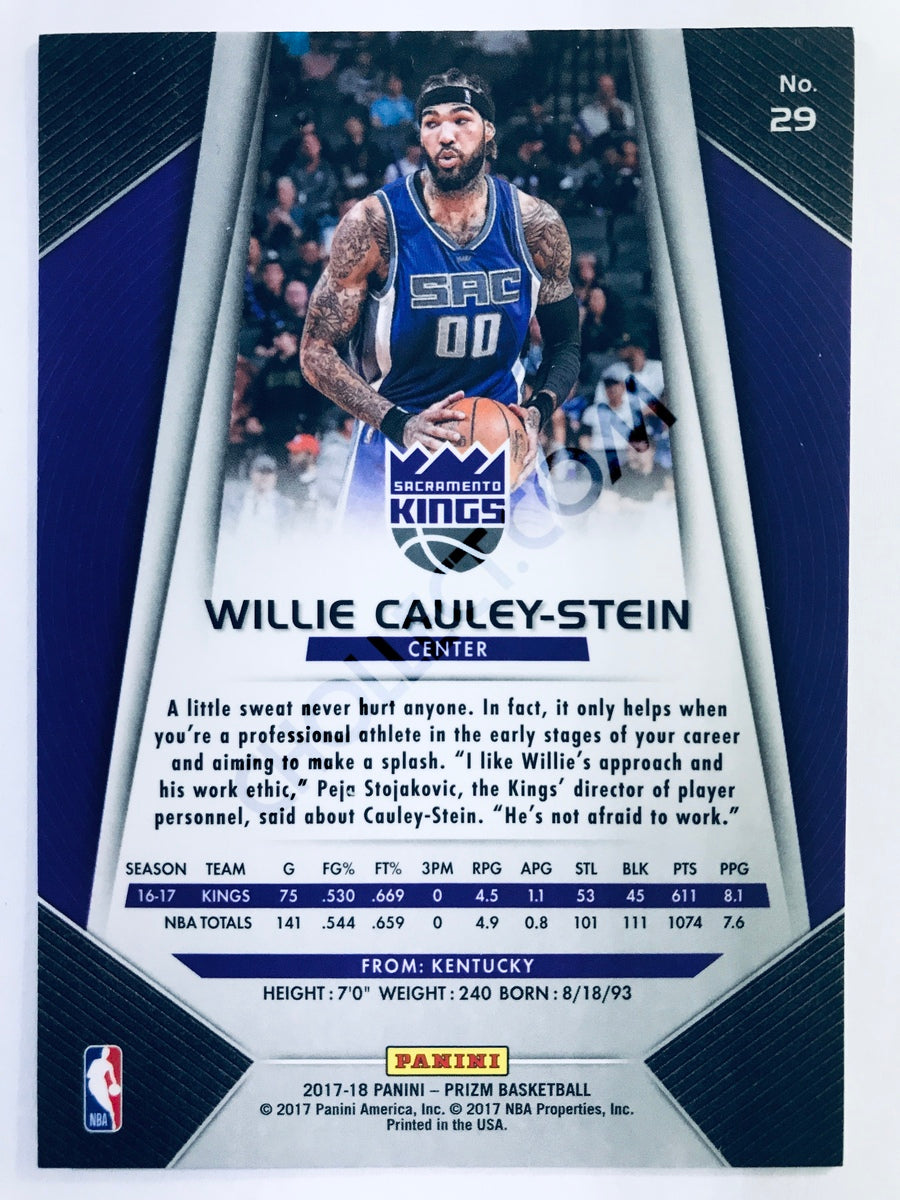 Willie Cauley-Stein - Sacramento Kings 2017-18 Panini Prizm #29