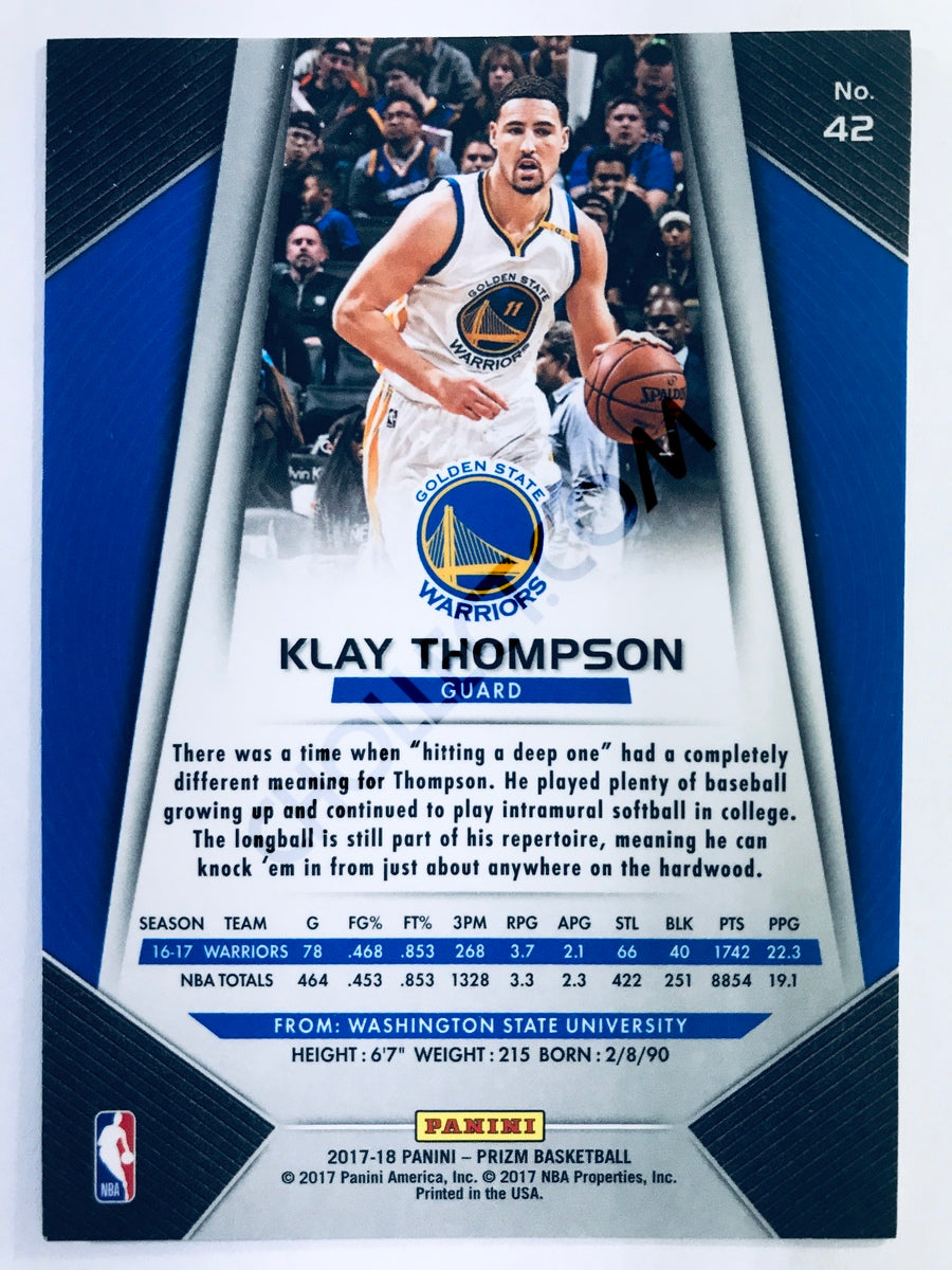 Klay Thompson - Golden State Warriors 2017-18 Panini Prizm #42