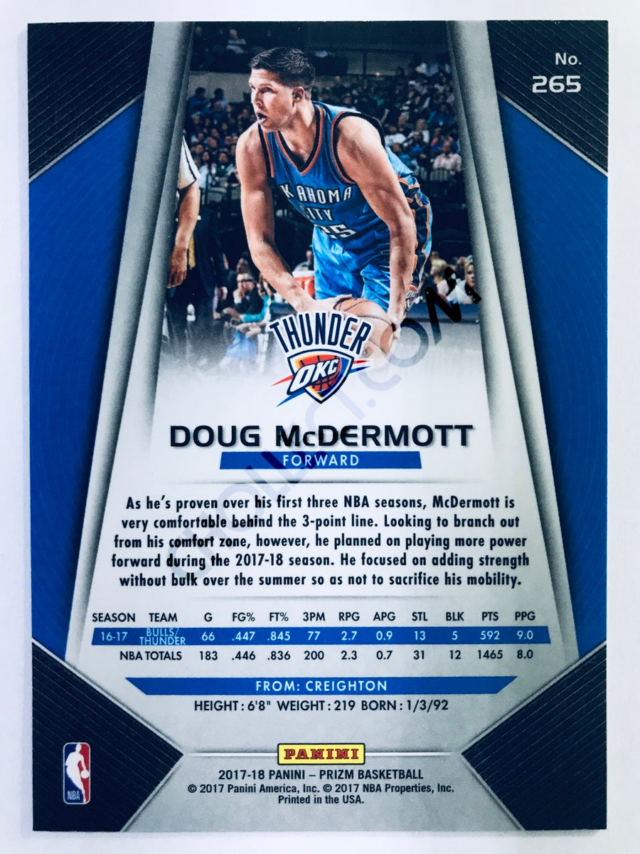 Doug McDermott - Oklahoma City Thunder 2017-18 Panini Prizm #265