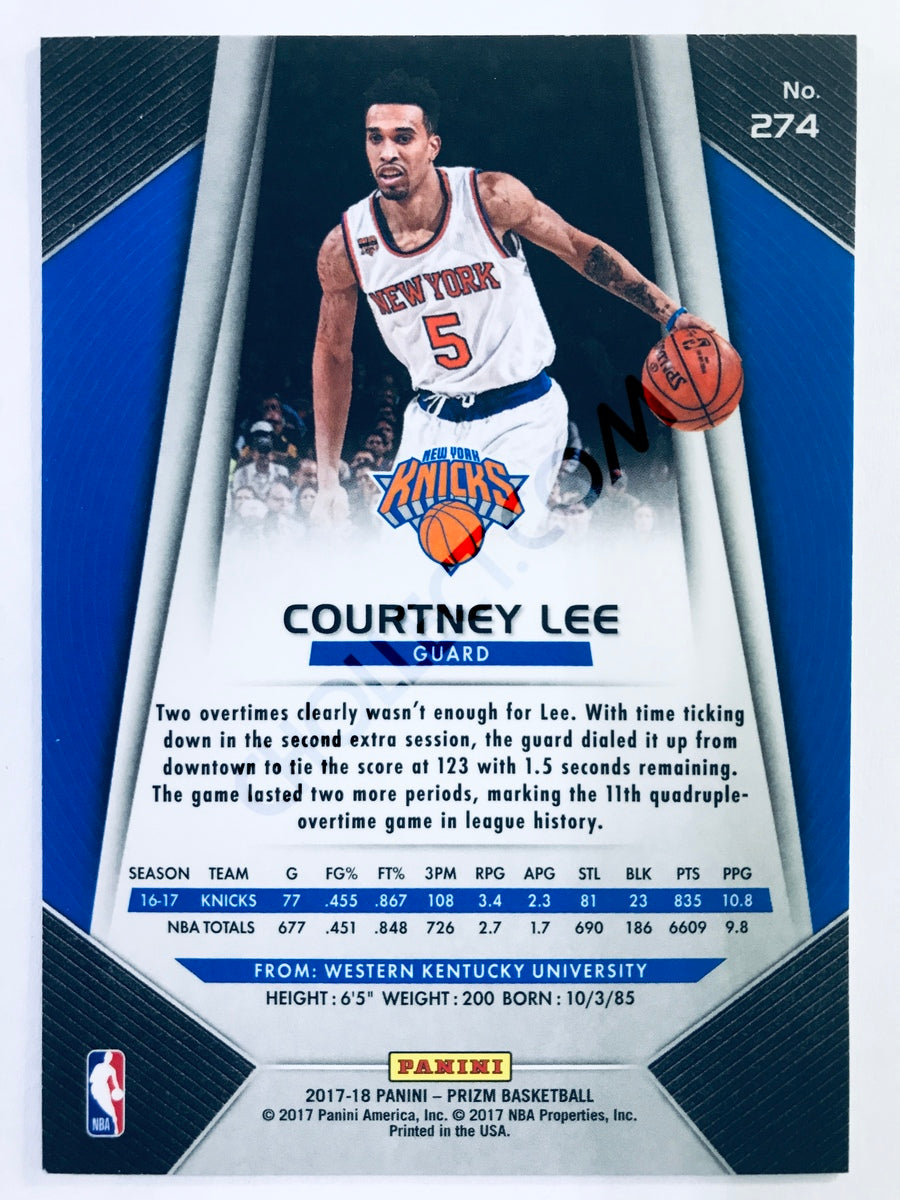 Courtney Lee - New York Knicks 2017-18 Panini Prizm #274