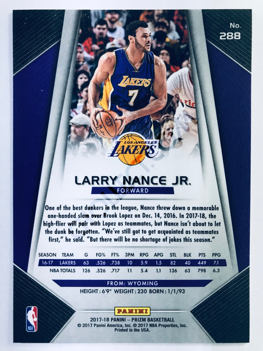 Larry Nance Jr. - Los Angeles Lakers 2017-18 Panini Prizm #288