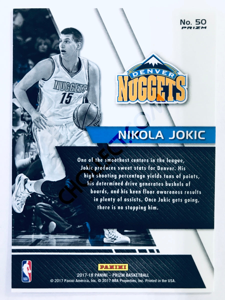 Nikola Jokic - Denver Nuggets 2017-18 Panini Prizm #50 Fundamentals Insert Fast Break Parallel