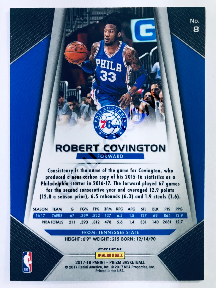 Robert Covington - Philadelphia 76ers 2017-18 Panini Prizm #8 Fast Break Base Parallel