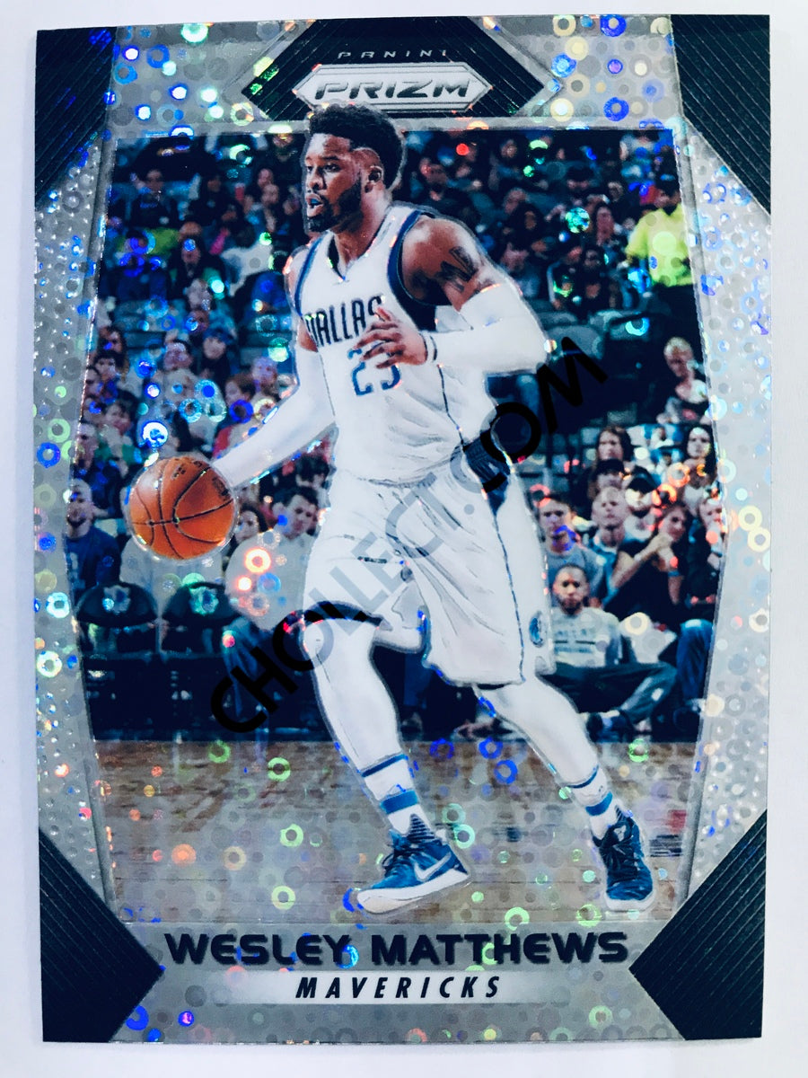Wesley Matthews - Dallas Mavericks 2017-18 Panini Prizm #95 Fast Break Base Parallel
