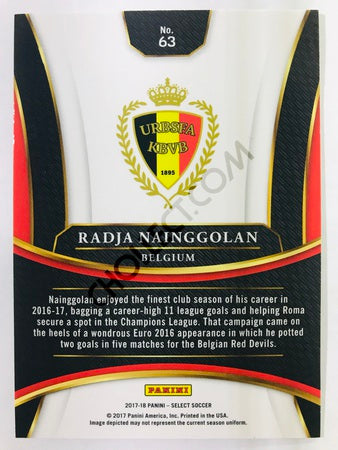 Radja Nainggolan - Belgium 2017-18 Panini Select #63