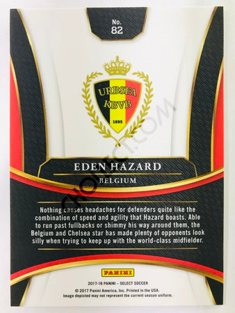 Eden Hazard - Belgium 2017-18 Panini Select #82