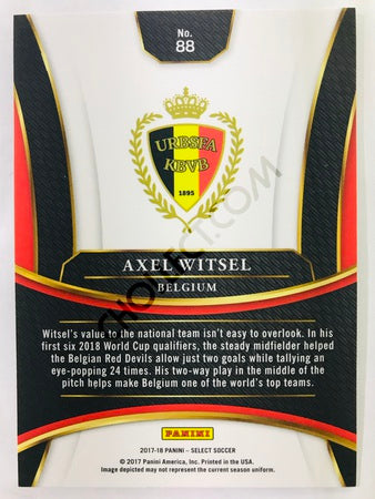 Axel Witsel - Belgium 2017-18 Panini Select #88