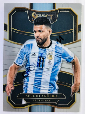 Sergio Aguero - Argentina 2017-18 Panini Select #89 –