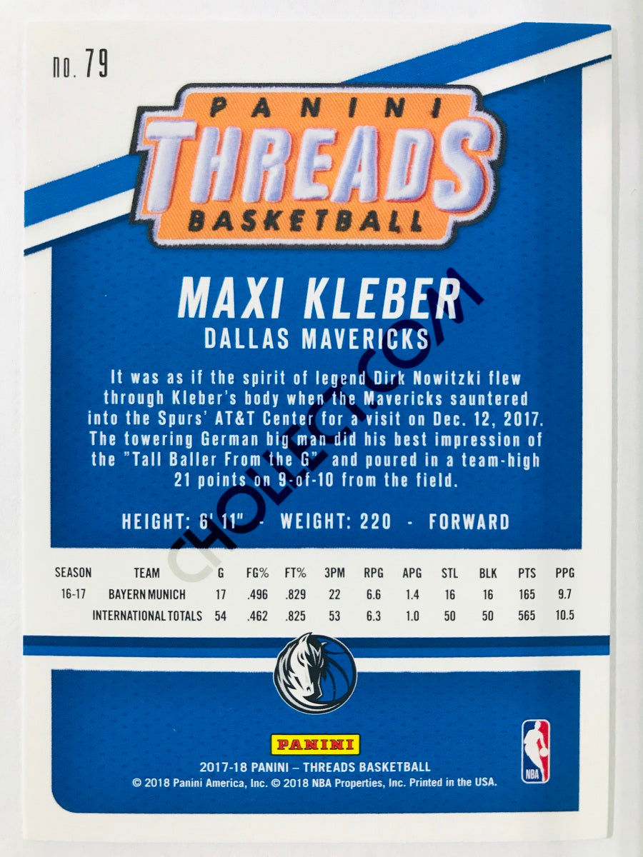 Maxi Kleber - Dallas Mavericks 2017-18 Panini Threads RC Rookie #142