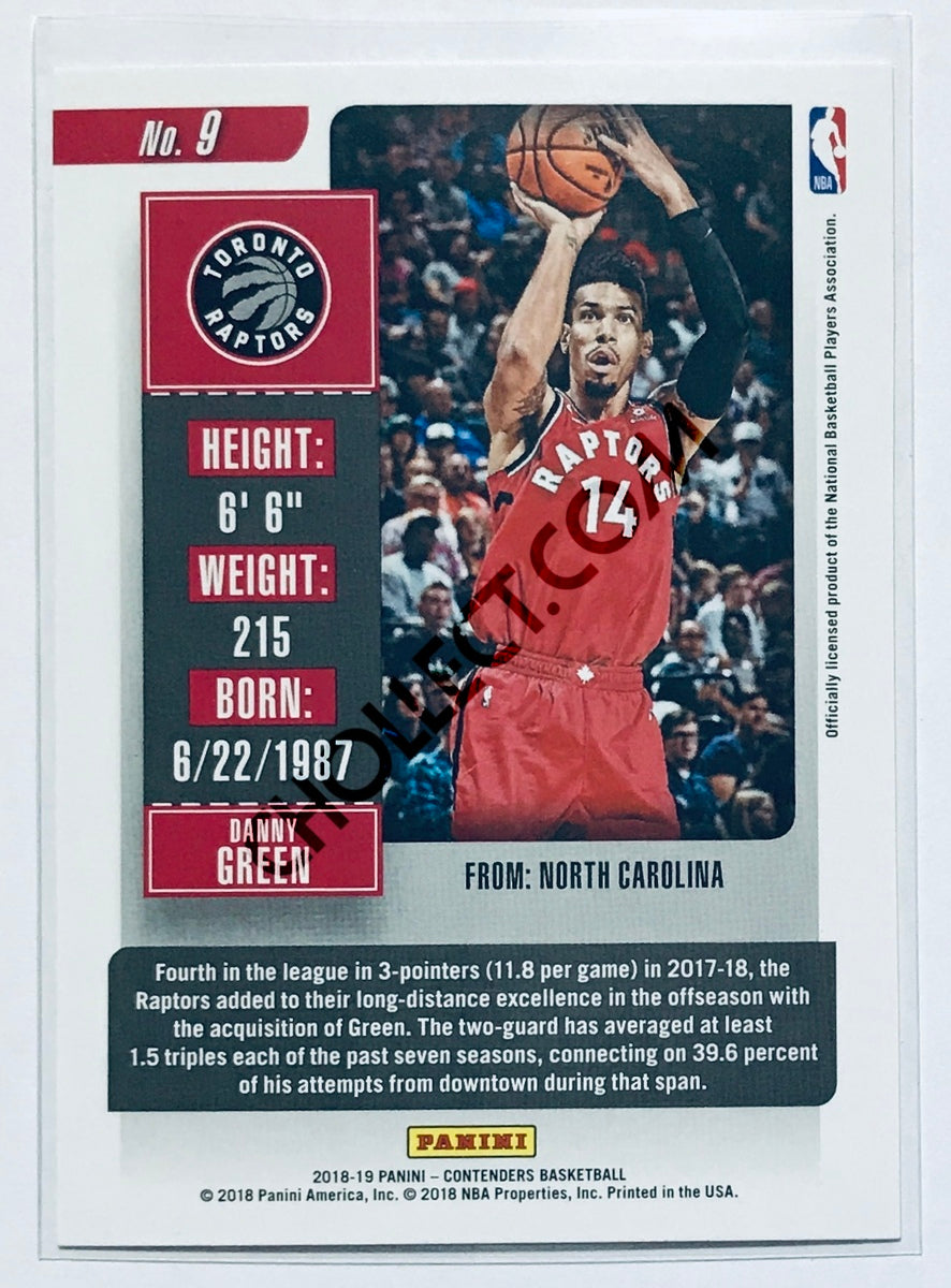 Danny Green - Toronto Raptors 2018-19 Panini Contenders #9