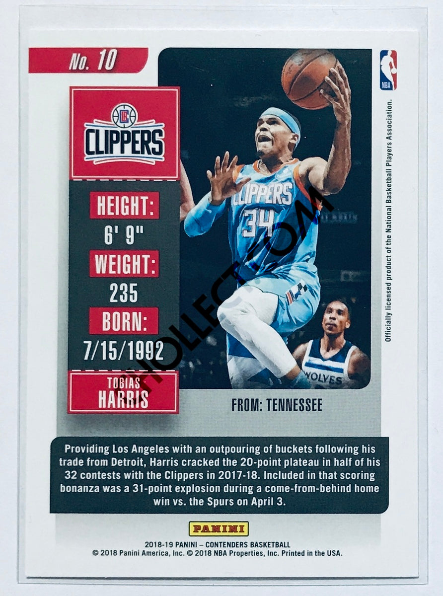 Tobias Harris - Los Angeles Clippers 2018-19 Panini Contenders #10
