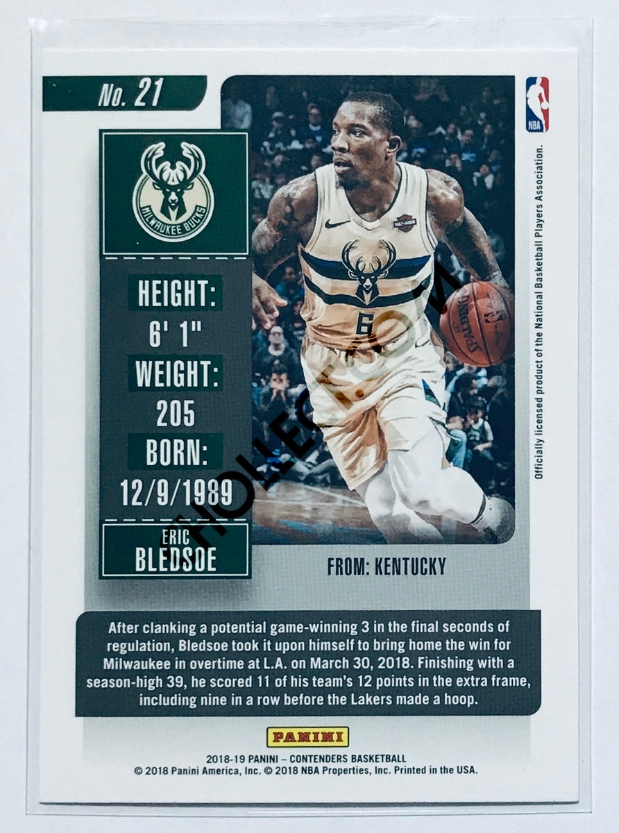 Eric Bledsoe - Milwaukee Bucks 2018-19 Panini Contenders #21