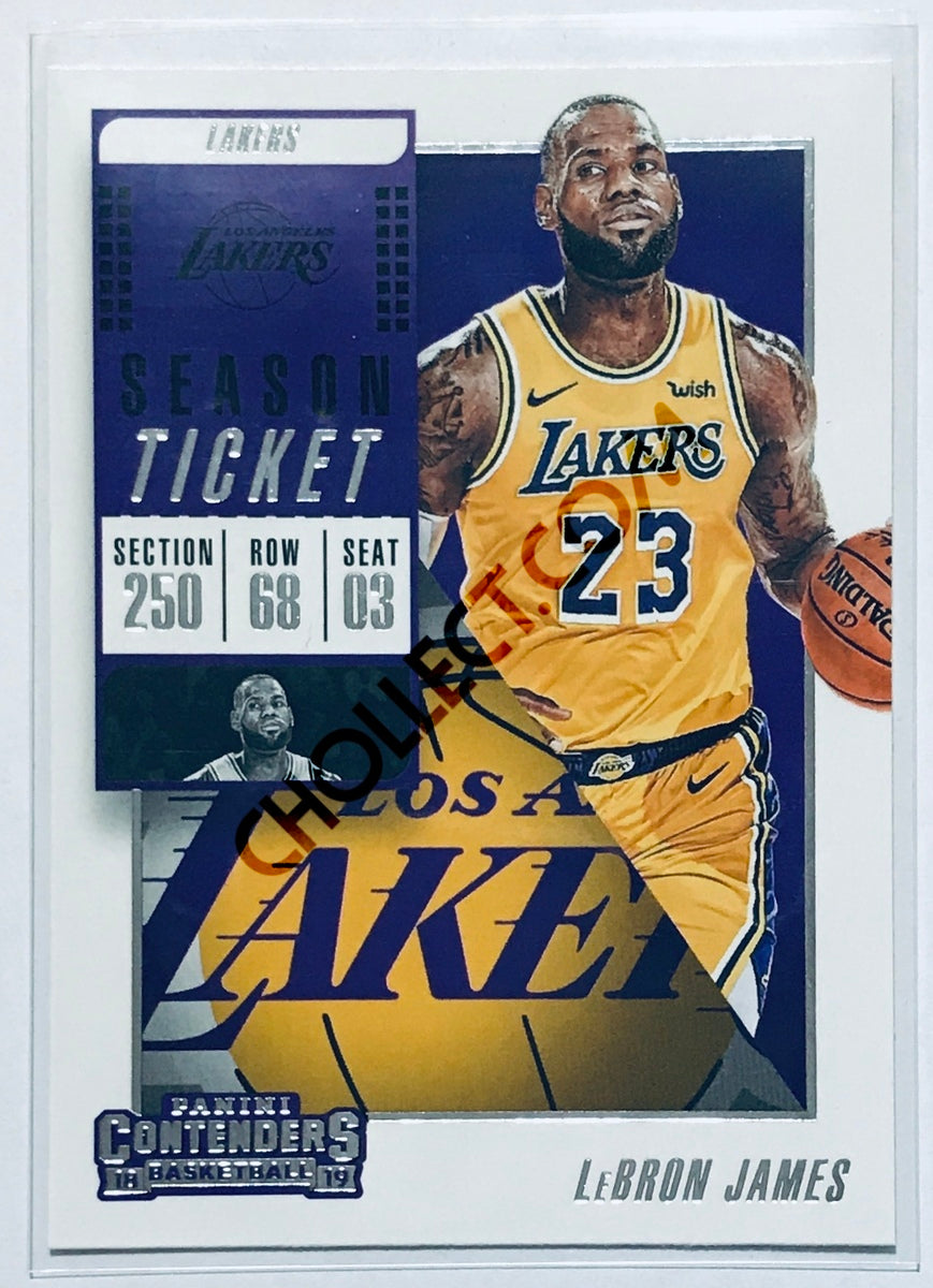 2019-20 Panini Donruss Lebron James #94 Los Angeles Lakers