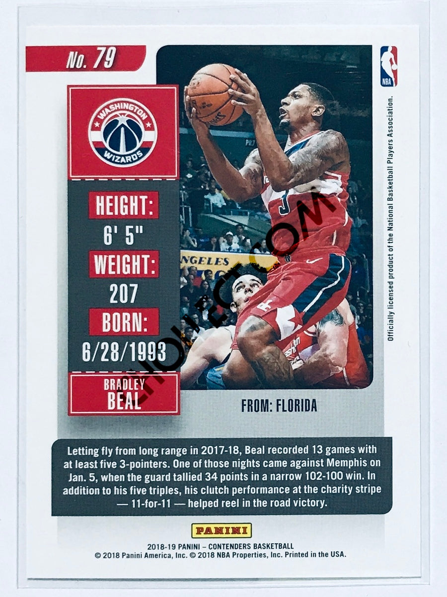Bradley Beal - Washington Wizards 2018-19 Panini Contenders #79