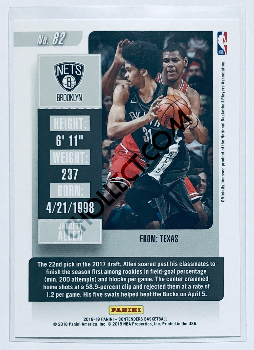 Jarrett Allen - Brooklyn Nets 2018-19 Panini Contenders #82