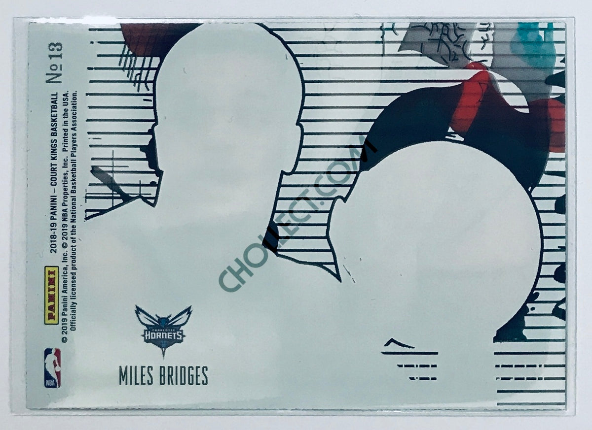 Miles Bridges - Charlotte Hornets 2018-19 Panini Court Kings NBA Rookie Acetate #13