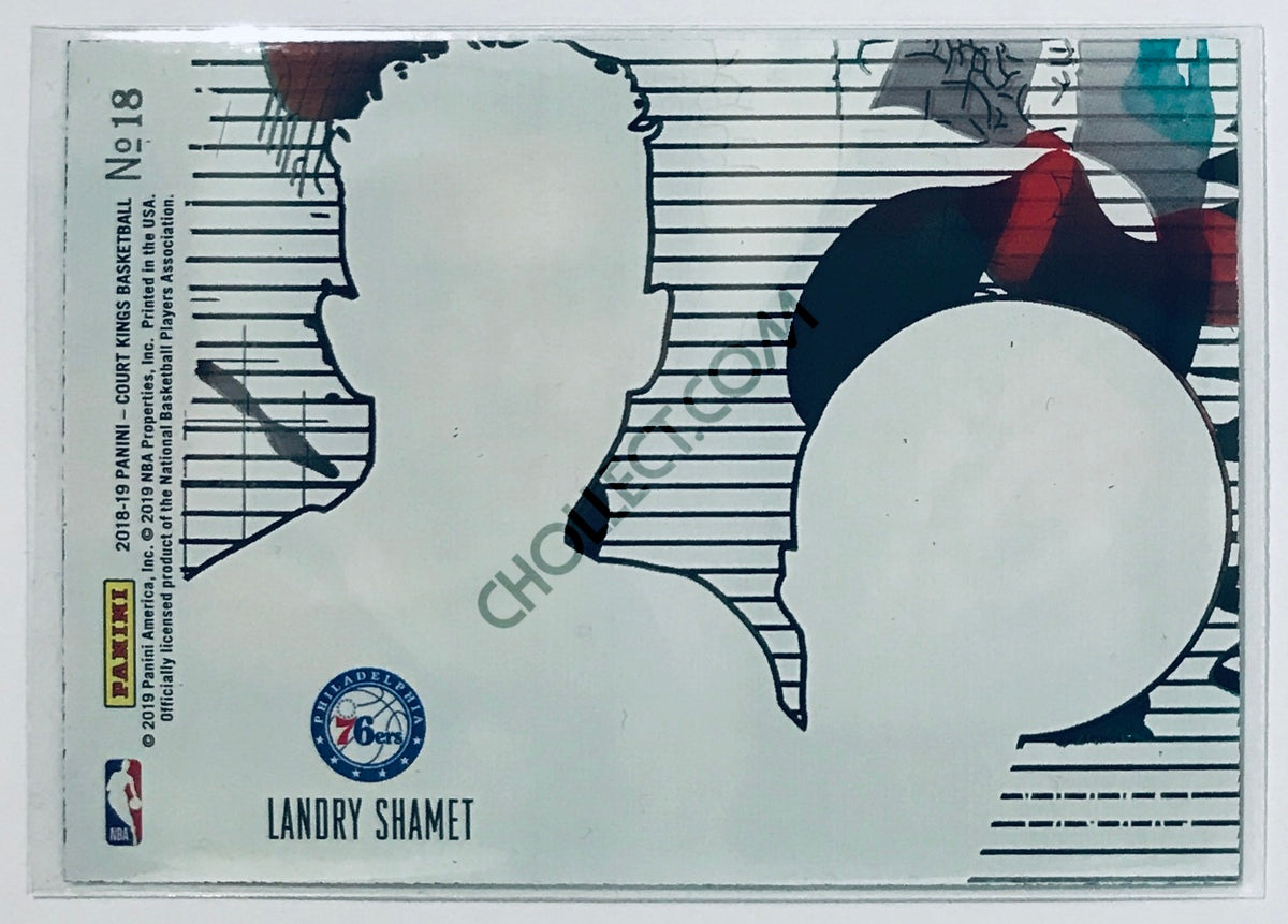 Landry Shamet - Philadelphia 76ers 2018-19 Panini Court Kings NBA Rookie Acetate #18