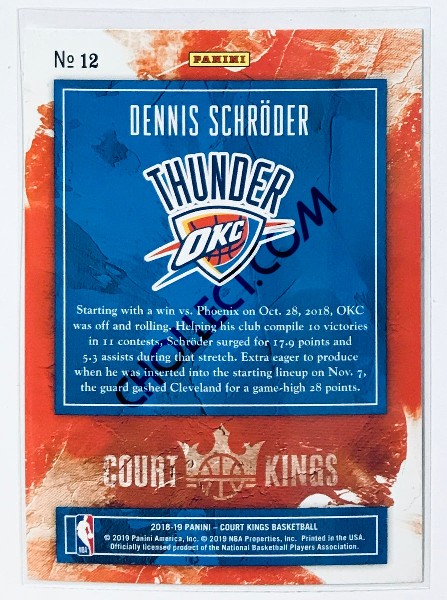 Dennis Schröder - Oklahoma City Thunder 2018-19 Panini Court Kings #12