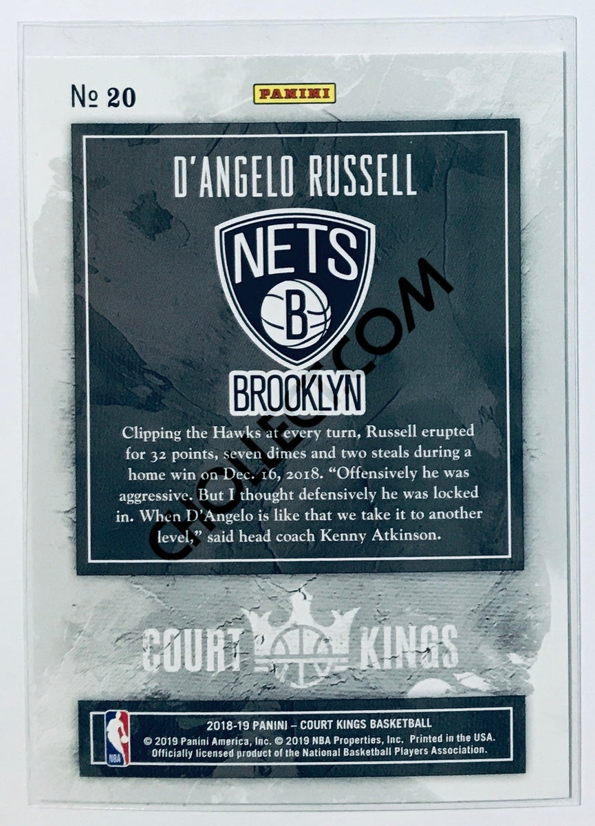 D'Angelo Russell - Brooklyn Nets 2018-19 Panini Court Kings #20