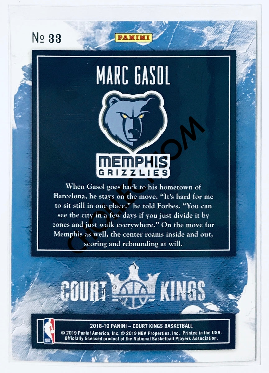 Marc Gasol - Memphis Grizzlies 2018-19 Panini Court Kings #33