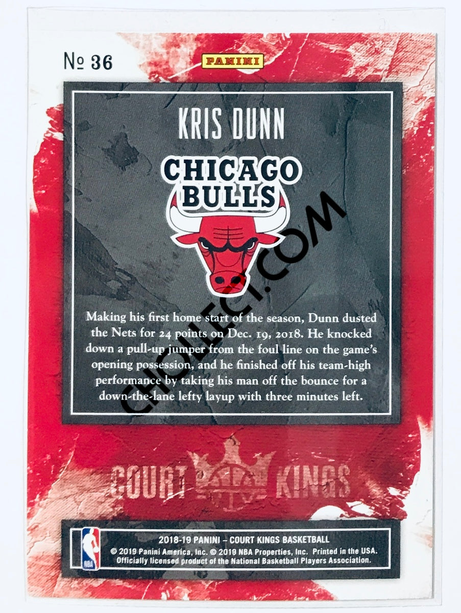 Kris Dunn - Chicago Bulls 2018-19 Panini Court Kings #36