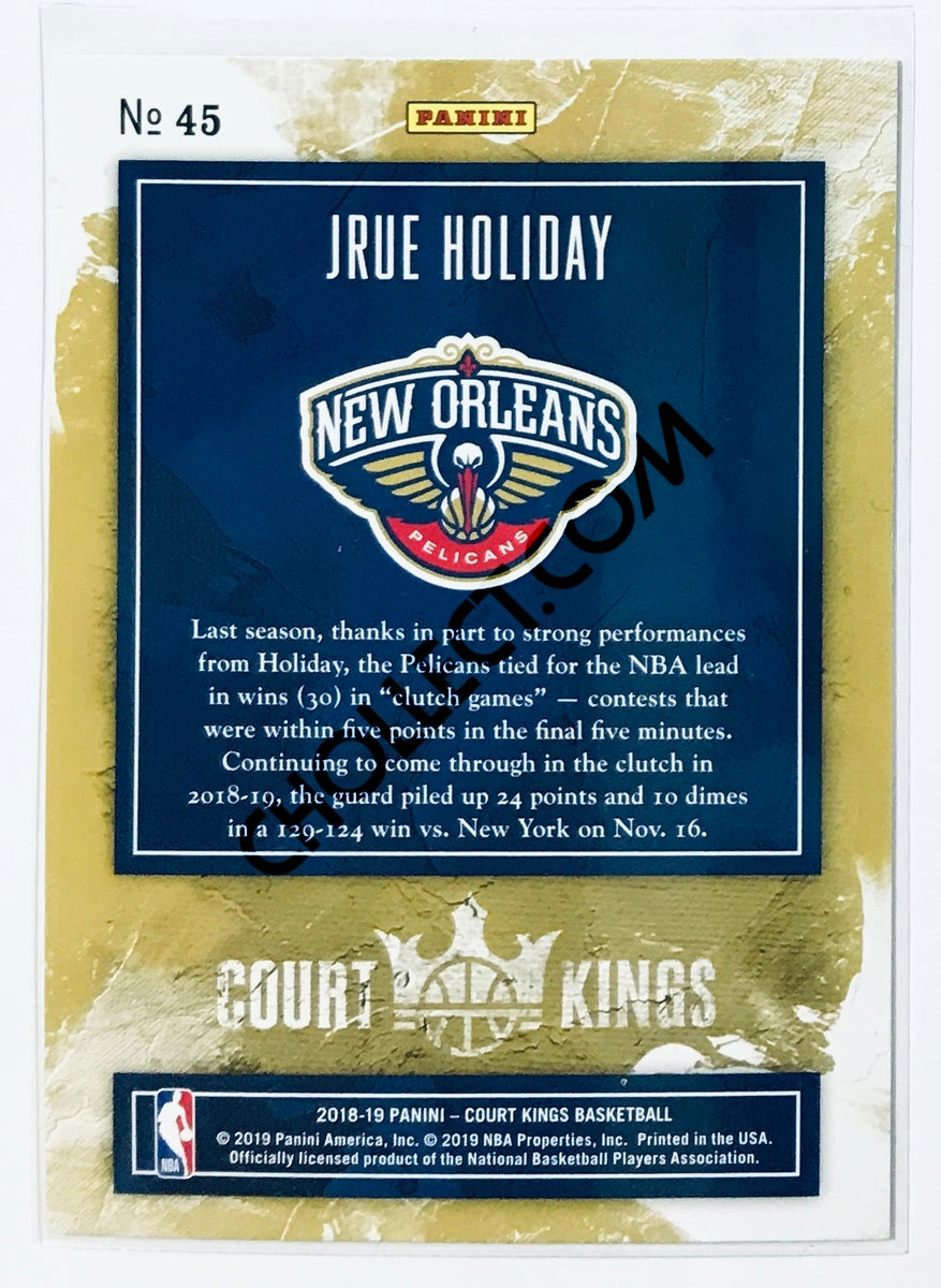 Jrue Holiday - New Orleans Pelicans 2018-19 Panini Court Kings #45