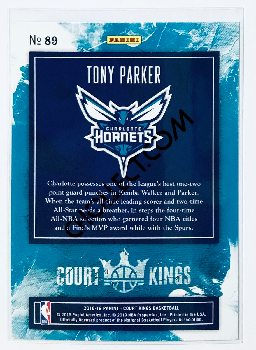 Tony Parker - Charlotte Hornets 2018-19 Panini Court Kings #89