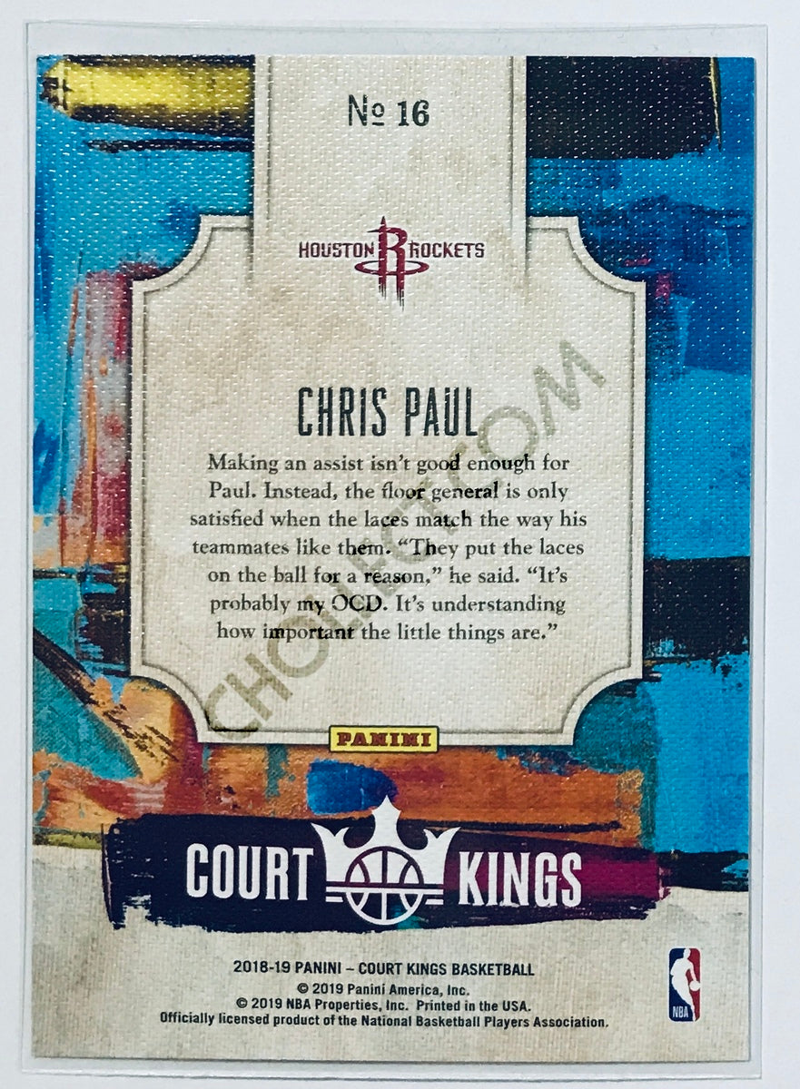 Chris Paul - Houston Rockets 2018-19 Panini Court Kings NBA Renaissance Men #16