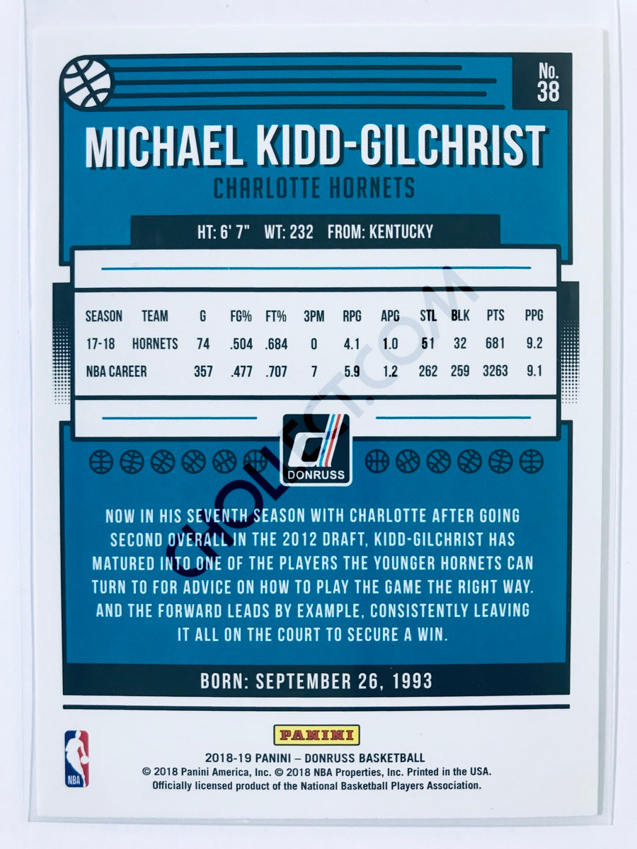 Michael Kidd-Gilchrist - Charlotte Hornets 2018-19 Panini Donruss #38