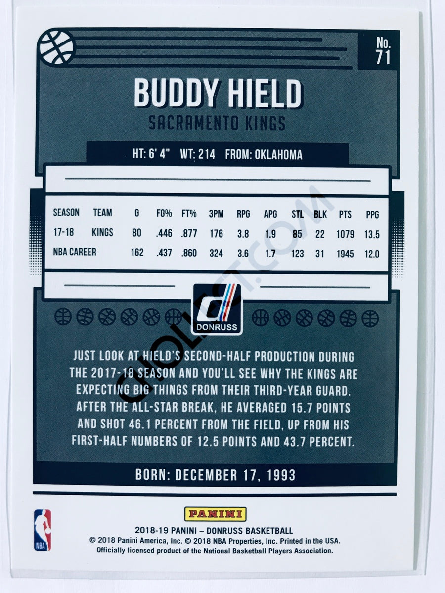 Buddy Hield - Sacramento Kings 2018-19 Panini Donruss #71