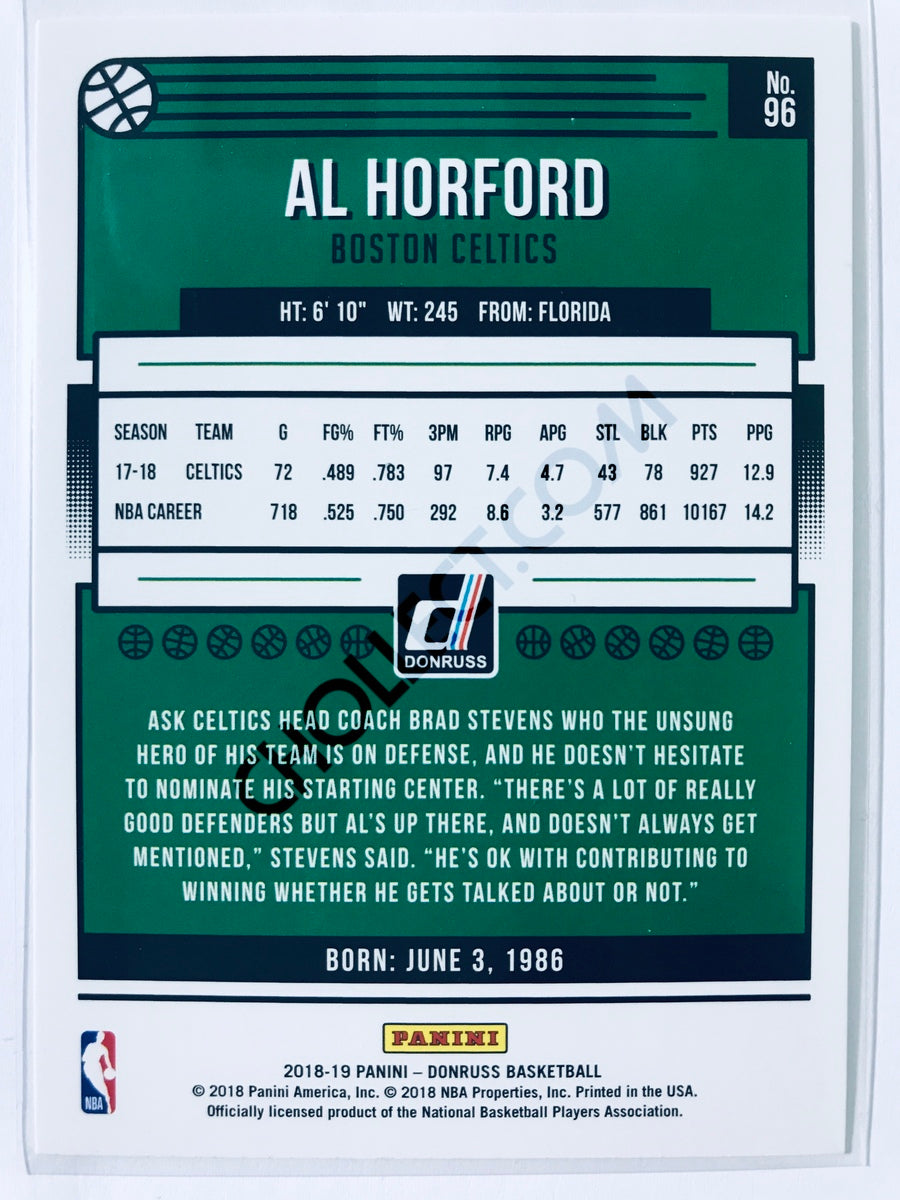 Al Horford - Boston Celtics 2018-19 Panini Donruss #96