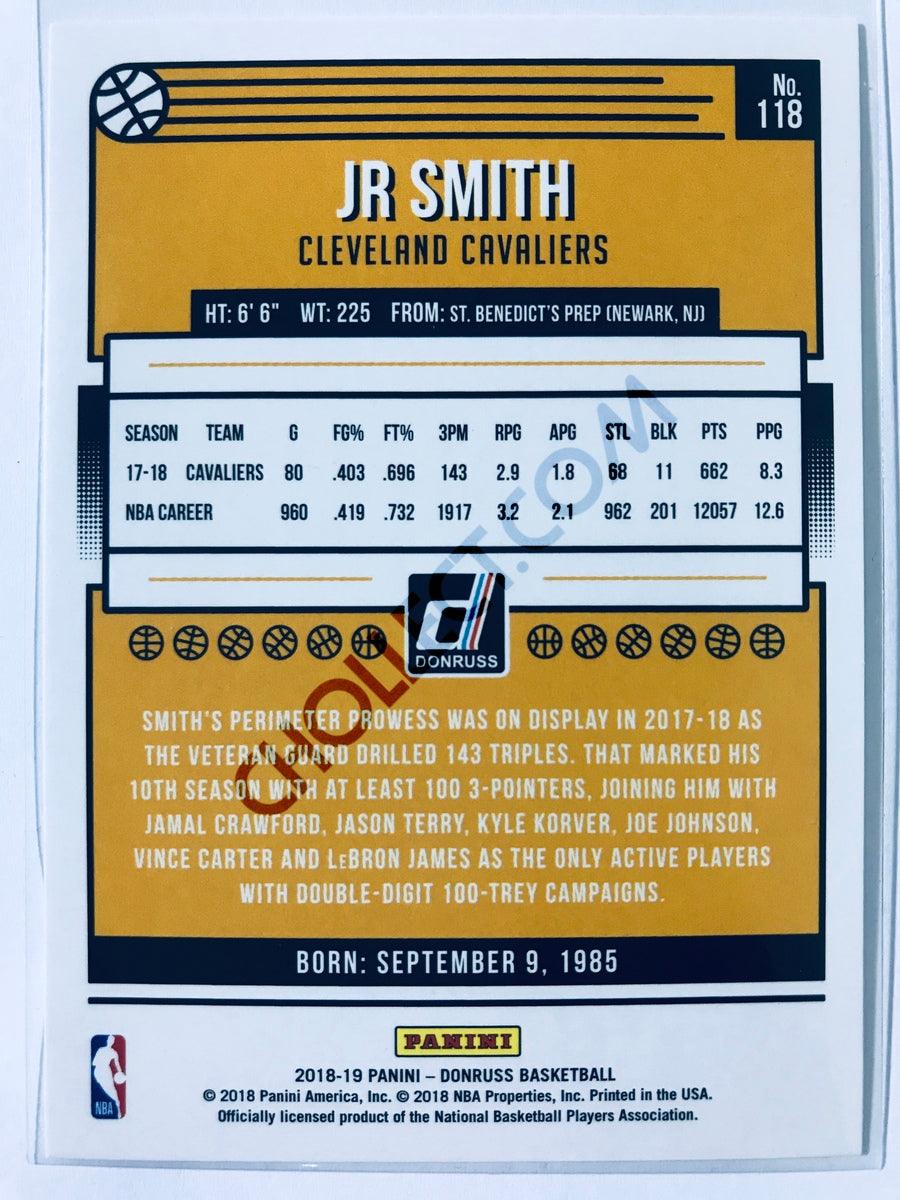 JR Smith - Cleveland Cavaliers 2018-19 Panini Donruss #118