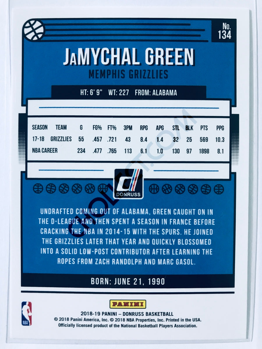 JaMychal Green - Memphis Grizzlies 2018-19 Panini Donruss #134