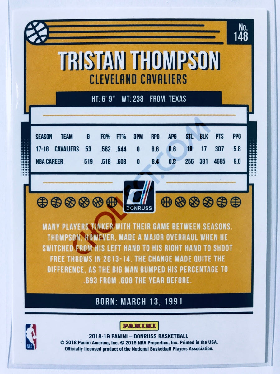 Tristan Thompson - Cleveland Cavaliers 2018-19 Panini Donruss #148