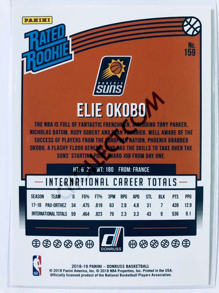 Elie Okobo - Phoenix Suns 2018-19 Panini Donruss Rated Rookie #159