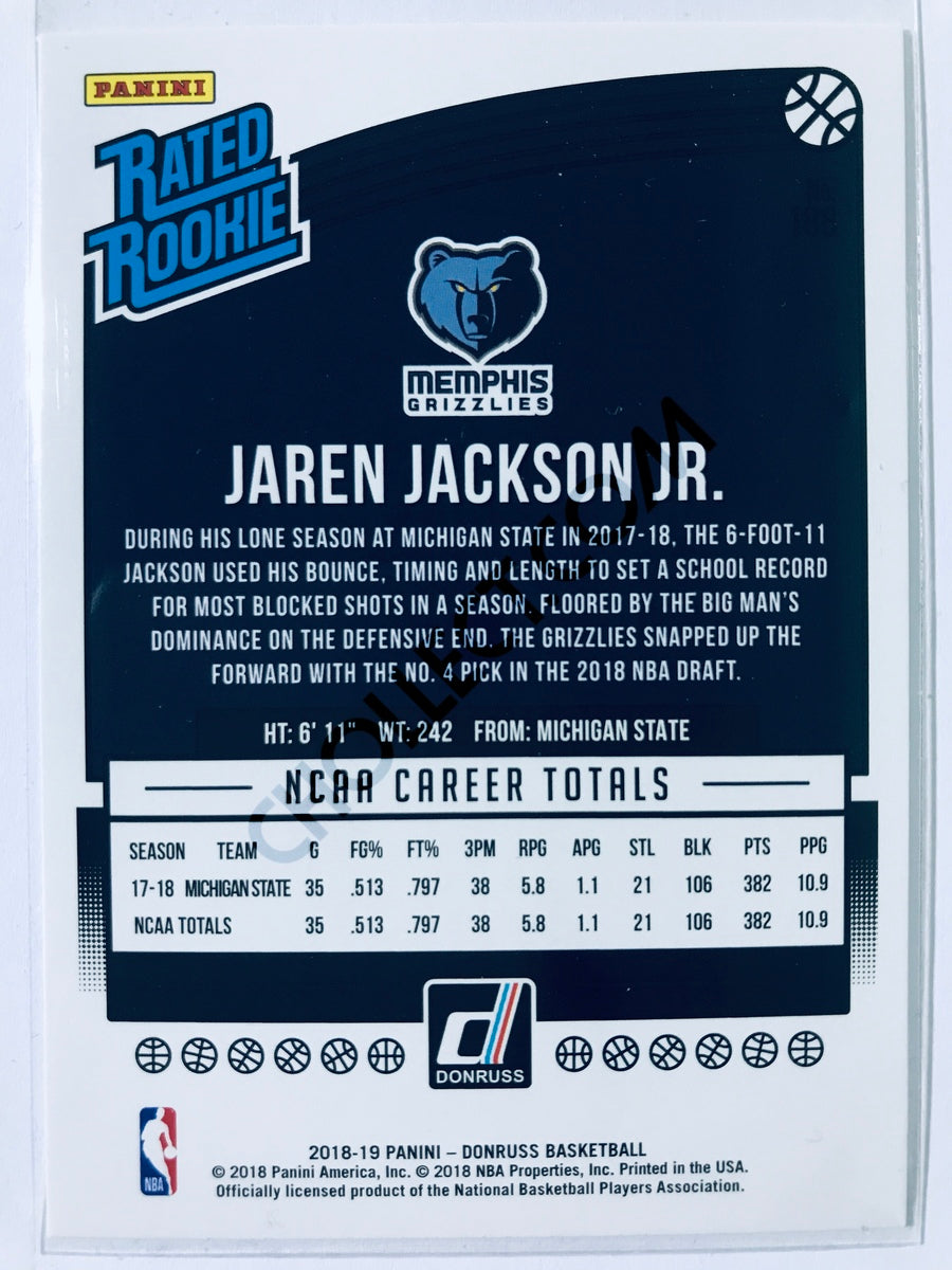 Jaren Jackson Jr. - Memphis Grizzlies 2018-19 Panini Donruss Rated Rookie #188