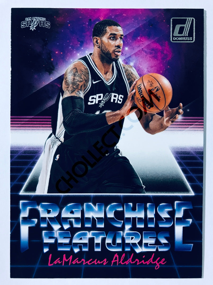 LaMarcus Aldridge - San Antonio Spurs 2018-19 Panini Donruss Franchise Features Insert #27