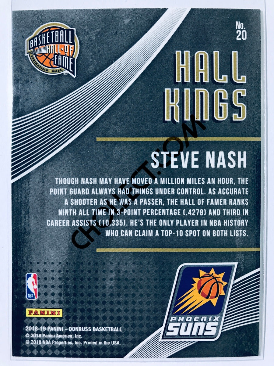 Steve Nash - Phoenix Suns 2018-19 Panini Donruss Hall Kings Insert #20
