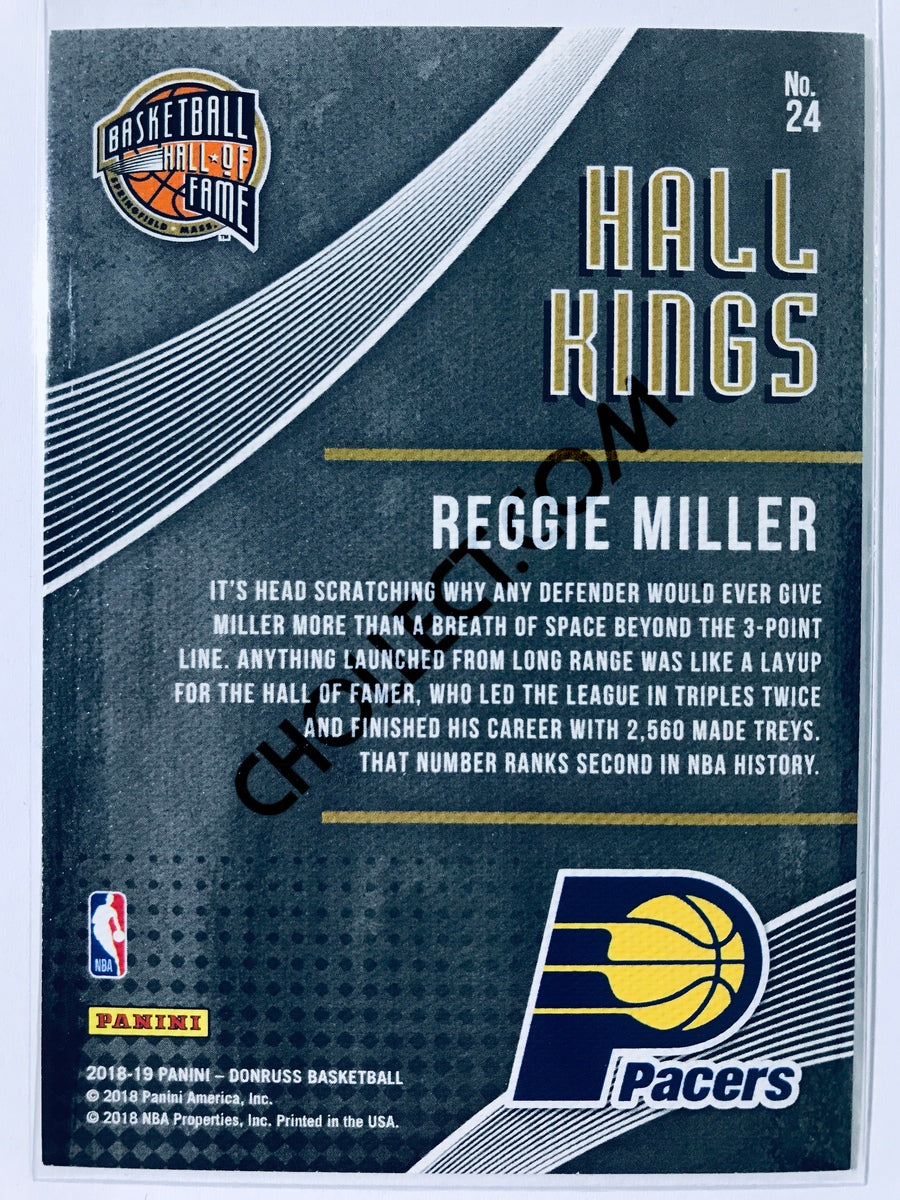 Reggie Miller - Indiana Pacers 2018-19 Panini Donruss Hall Kings Insert #24