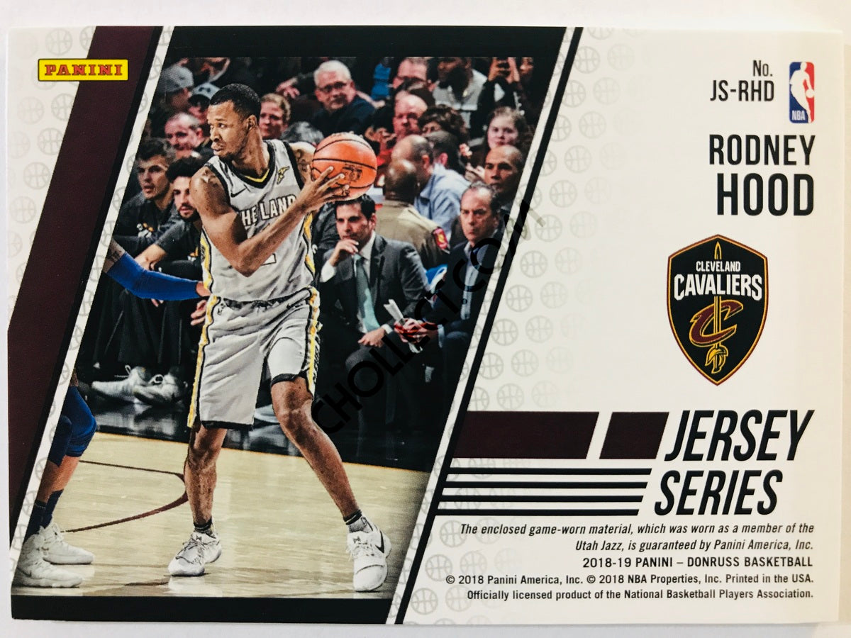 Rodney Hood - Cleveland Cavaliers 2018-19 Panini Donruss Jersey Series #JS-RHD /10