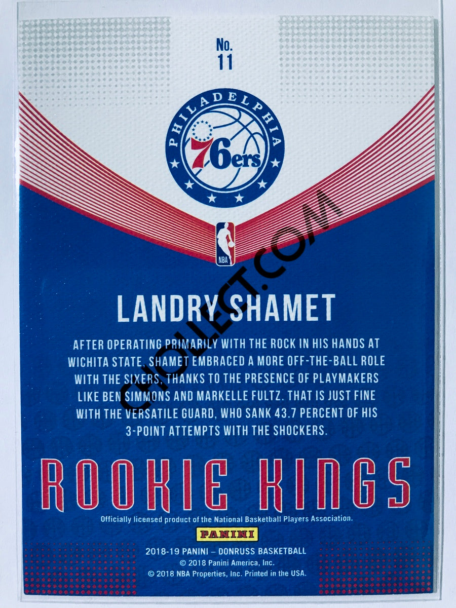 Landry Shamet - Philadelphia 76ers 2018-19 Panini Donruss Rookie Kings Insert #11