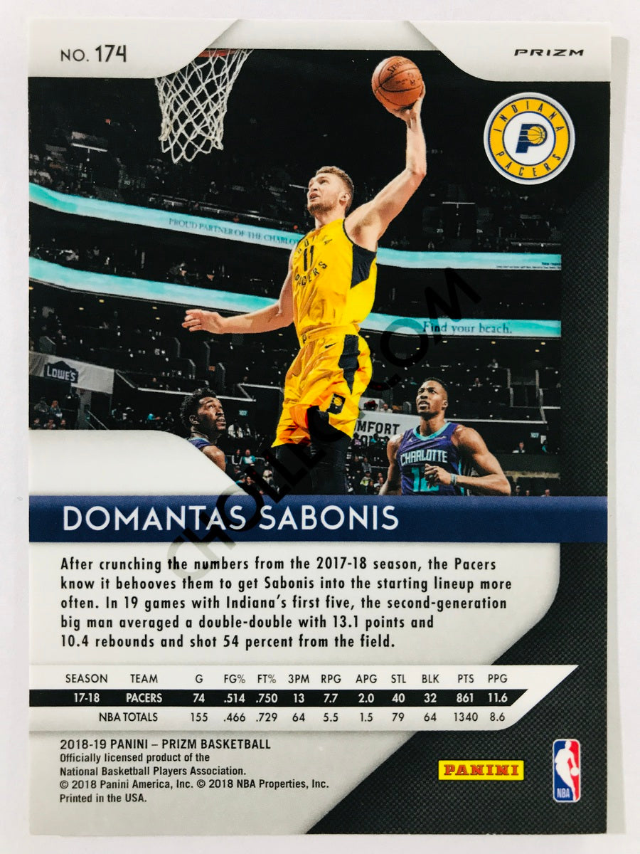 Domantas Sabonis - Indiana Pacers 2018-19 Panini Prizm Pink Ice Parallel #174