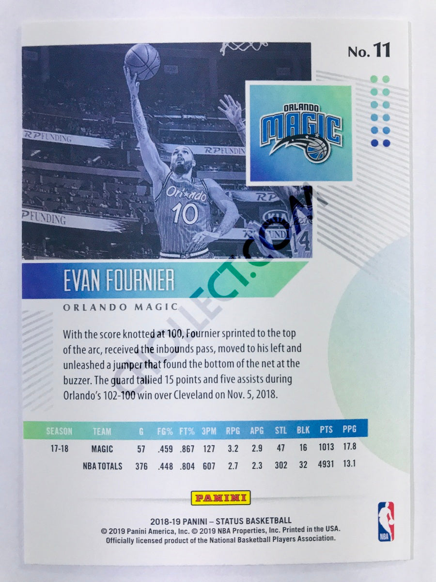 Evan Fournier - Orlando Magic 2018-19 Panini Status #11