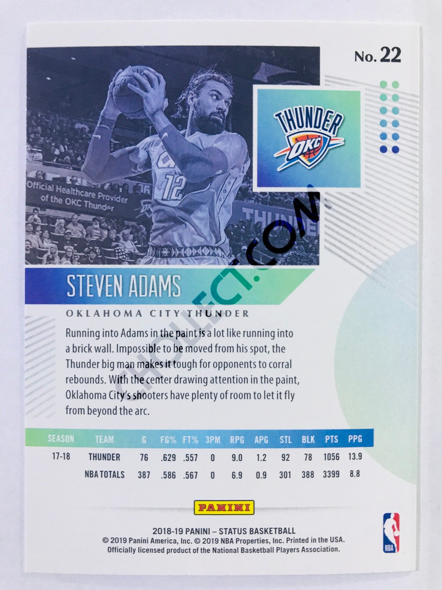 Steven Adams - Oklahoma City Thunder 2018-19 Panini Status #22