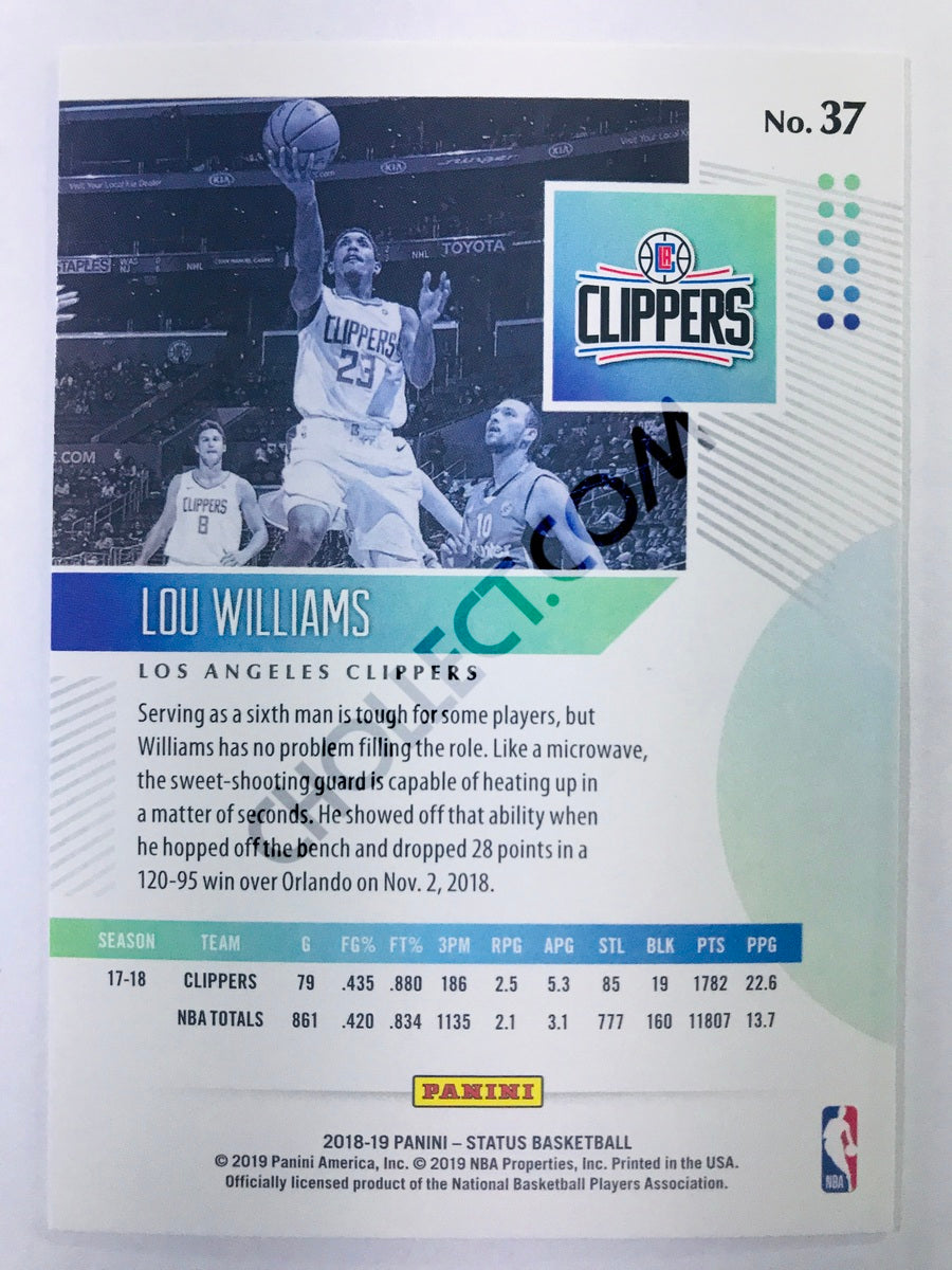 Lou Williams - Los Angeles Clippers 2018-19 Panini Status #37