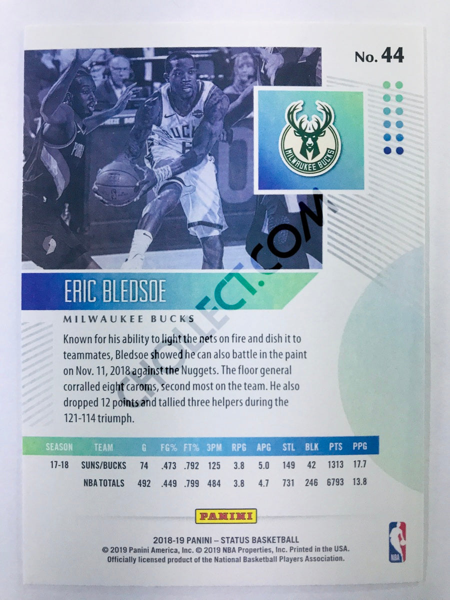 Eric Bledsoe - Milwaukee Bucks 2018-19 Panini Status #44