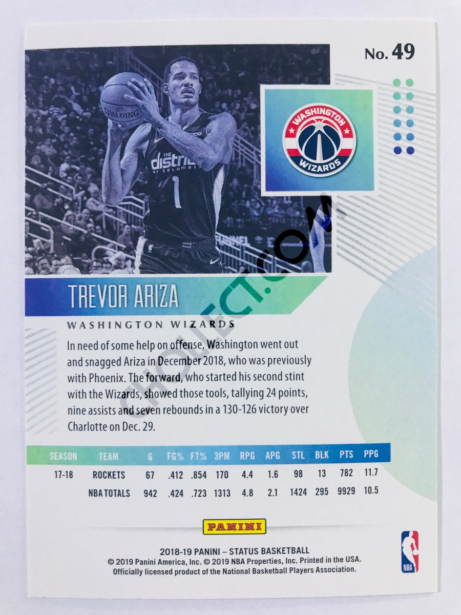Trevor Ariza - Washington Wizards 2018-19 Panini Status #49